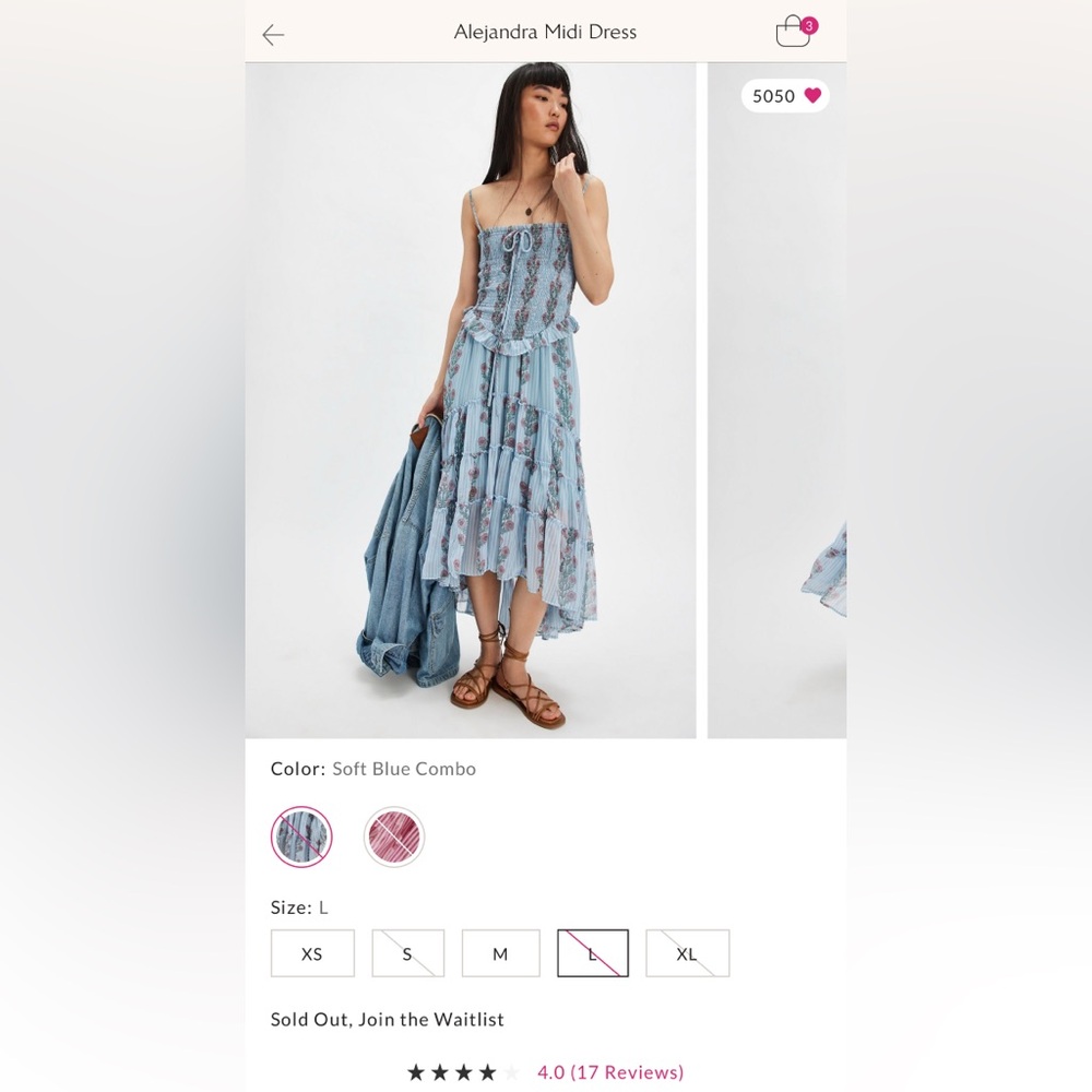 Free People Alejandra Dress NWT Flaw - Picture 4 of 4